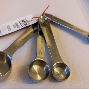 All-Clad Stainless Steel Measuring Spoon Set - Brushed Silver